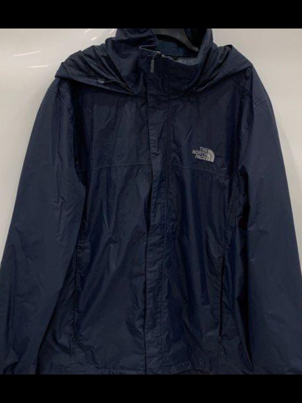 The North Face Resolve 2 Men's Dark Navy Hooded Rain Jacket Size XXL
